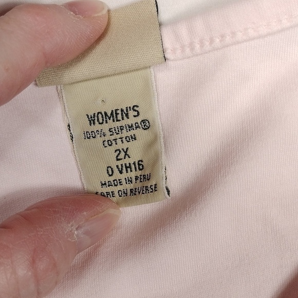 LL Bean women's v neck top size 2X - Picture 3 of 8